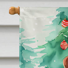 Load image into Gallery viewer, Rhodesian Ridgeback Christmas House Flag