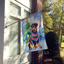 Load image into Gallery viewer, Rottweiler Christmas House Flag