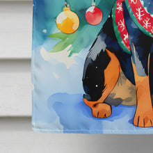 Load image into Gallery viewer, Rottweiler Christmas House Flag