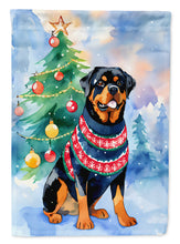Load image into Gallery viewer, Rottweiler Christmas House Flag