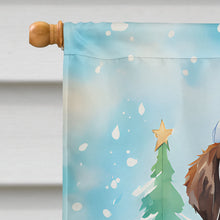 Load image into Gallery viewer, Saint Bernard Christmas House Flag