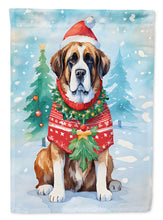 Load image into Gallery viewer, Saint Bernard Christmas House Flag