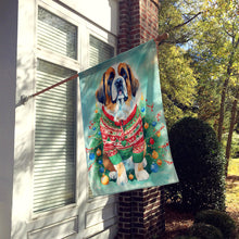Load image into Gallery viewer, Saint Bernard Christmas House Flag