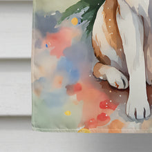Load image into Gallery viewer, Saint Bernard Christmas House Flag