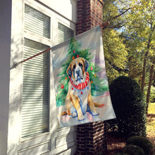 Load image into Gallery viewer, Saint Bernard Christmas House Flag