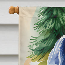 Load image into Gallery viewer, Saluki Christmas House Flag