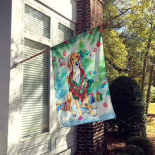 Load image into Gallery viewer, Saluki Christmas House Flag