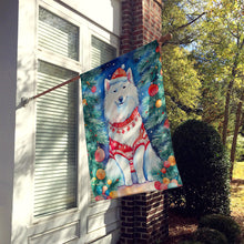 Load image into Gallery viewer, Samoyed Christmas House Flag