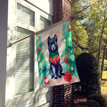Load image into Gallery viewer, Schipperke Christmas House Flag