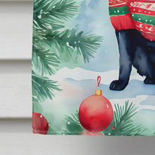 Load image into Gallery viewer, Schipperke Christmas House Flag