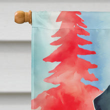 Load image into Gallery viewer, Schnauzer Christmas House Flag