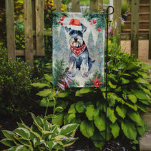 Load image into Gallery viewer, Schnauzer Christmas Garden Flag – Cozy Dog Holiday Decor with Tree &amp; Presents