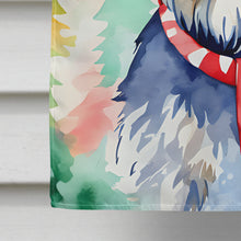 Load image into Gallery viewer, Schnauzer Christmas House Flag