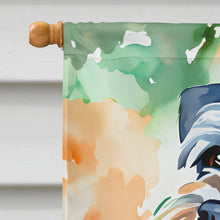 Load image into Gallery viewer, Schnauzer Christmas House Flag