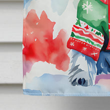 Load image into Gallery viewer, Schnauzer Christmas House Flag