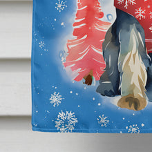 Load image into Gallery viewer, Schnauzer Christmas House Flag