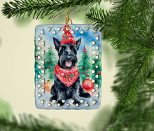 Load image into Gallery viewer, Scottish Terrier Christmas Porcelain Ornament