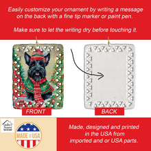 Load image into Gallery viewer, Scottish Terrier Christmas Porcelain Ornament