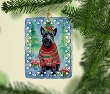 Load image into Gallery viewer, Scottish Terrier Christmas Porcelain Ornament