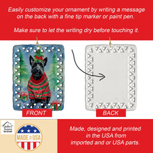Load image into Gallery viewer, Scottish Terrier Christmas Porcelain Ornament