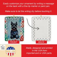 Load image into Gallery viewer, Scottish Terrier Christmas Porcelain Ornament