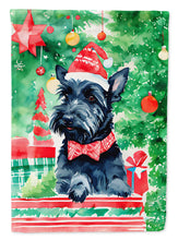 Load image into Gallery viewer, Scottish Terrier Christmas House Flag