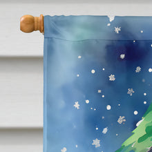 Load image into Gallery viewer, Scottish Deerhound Christmas House Flag