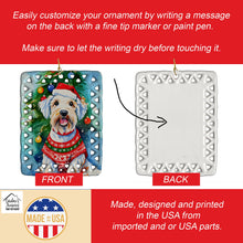 Load image into Gallery viewer, Sealyham Terrier Christmas Porcelain Ornament