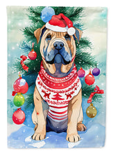 Load image into Gallery viewer, Shar Pei Christmas House Flag
