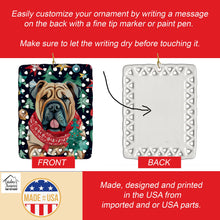 Load image into Gallery viewer, Shar Pei Christmas Porcelain Ornament