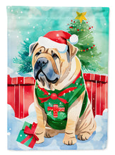 Load image into Gallery viewer, Shar Pei Christmas House Flag
