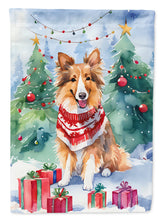 Load image into Gallery viewer, Sheltie Christmas House Flag