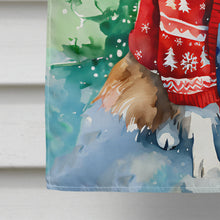 Load image into Gallery viewer, Sheltie Christmas House Flag