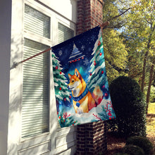 Load image into Gallery viewer, Shiba Inu Christmas House Flag