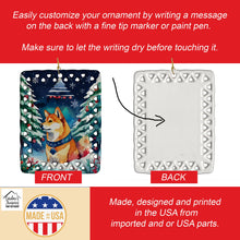Load image into Gallery viewer, Shiba Inu Christmas Porcelain Ornament