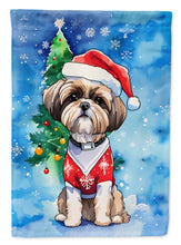 Load image into Gallery viewer, Shih Tzu Christmas House Flag