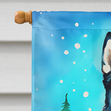 Load image into Gallery viewer, Siberian Husky Christmas House Flag
