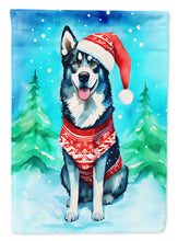 Load image into Gallery viewer, Siberian Husky Christmas House Flag