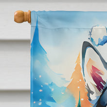 Load image into Gallery viewer, Siberian Husky Christmas House Flag