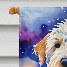 Load image into Gallery viewer, Wheaten Terrier Christmas House Flag