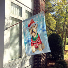 Load image into Gallery viewer, Wheaten Terrier Christmas House Flag