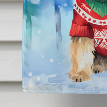Load image into Gallery viewer, Wheaten Terrier Christmas House Flag