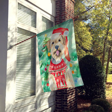 Load image into Gallery viewer, Wheaten Terrier Christmas House Flag