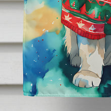 Load image into Gallery viewer, Tibetan Mastiff Christmas House Flag