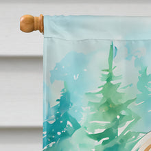 Load image into Gallery viewer, Tibetan Spaniel Christmas House Flag