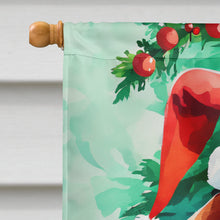 Load image into Gallery viewer, Vizsla Christmas House Flag