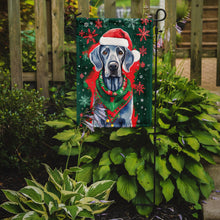 Load image into Gallery viewer, Weimaraner Christmas Garden Flag – Cozy Dog Holiday Decor with Tree &amp; Presents