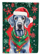Load image into Gallery viewer, Weimaraner Christmas Garden Flag – Cozy Dog Holiday Decor with Tree &amp; Presents