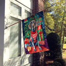 Load image into Gallery viewer, Weimaraner Christmas House Flag