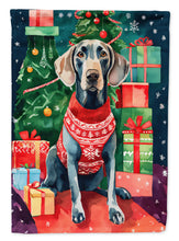 Load image into Gallery viewer, Weimaraner Christmas House Flag